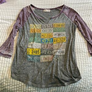 License plate Alter’d State half sleeve